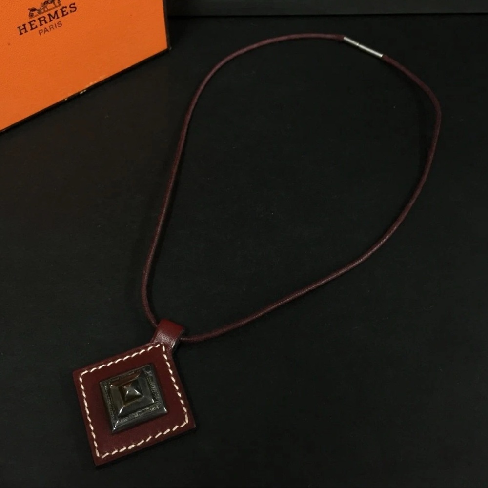 HermèsTouareg Unique Leather Necklace
